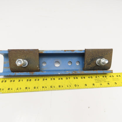 Gorbel Style Under Beam Hanger Bracket 14" x 3" x 1-3/4" W/ Flange Clamps