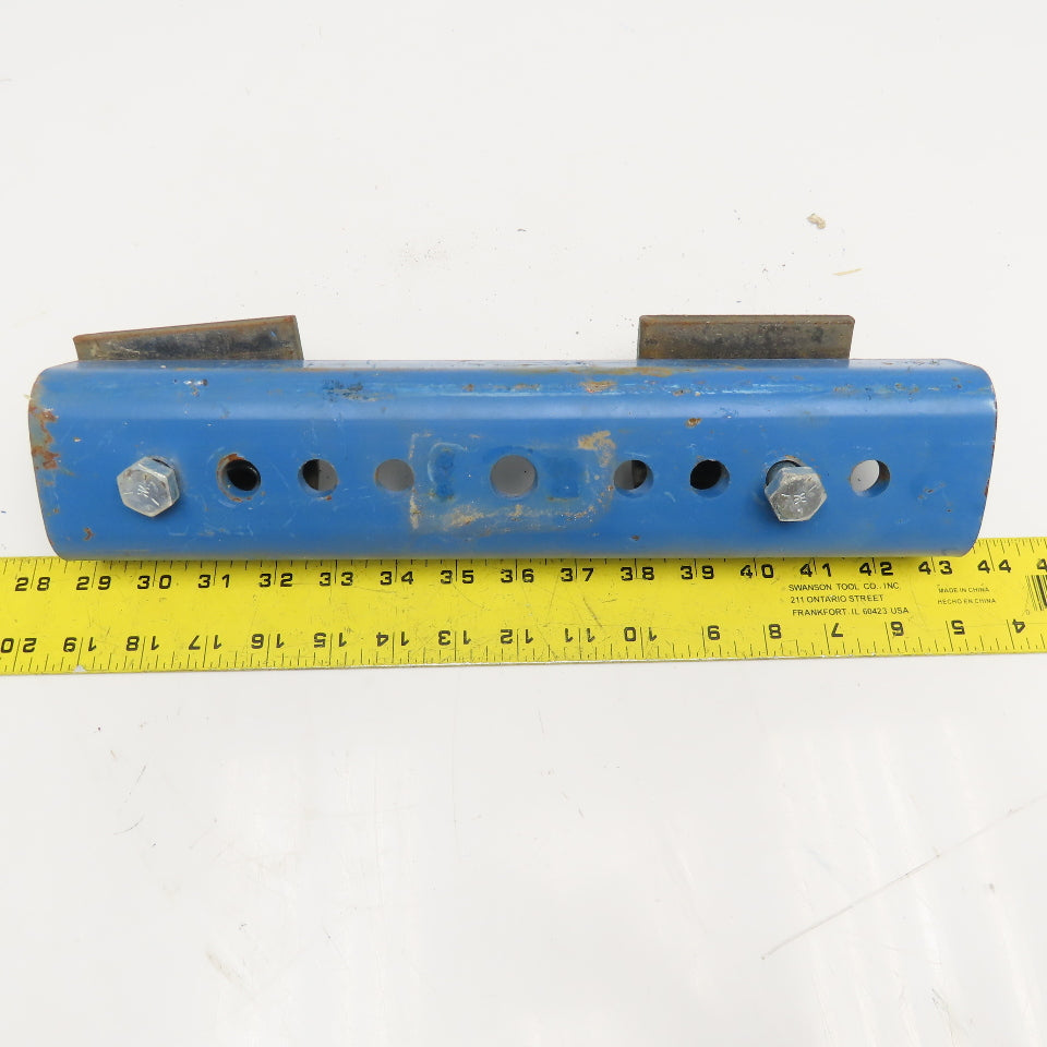 Gorbel Style Under Beam Hanger Bracket 14" x 3" x 1-3/4" W/ Flange Clamps