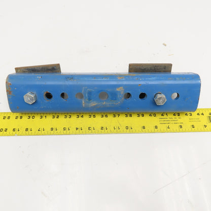 Gorbel Style Under Beam Hanger Bracket 14" x 3" x 1-3/4" W/ Flange Clamps