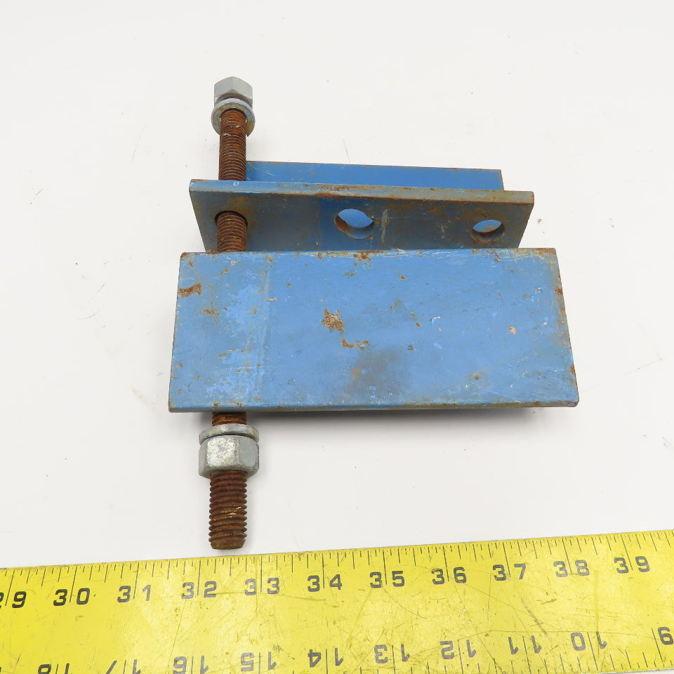 Gorbel Style Under Beam Hanger Flush Mounting Bracket 7" x 3" x 2" Lot of 2