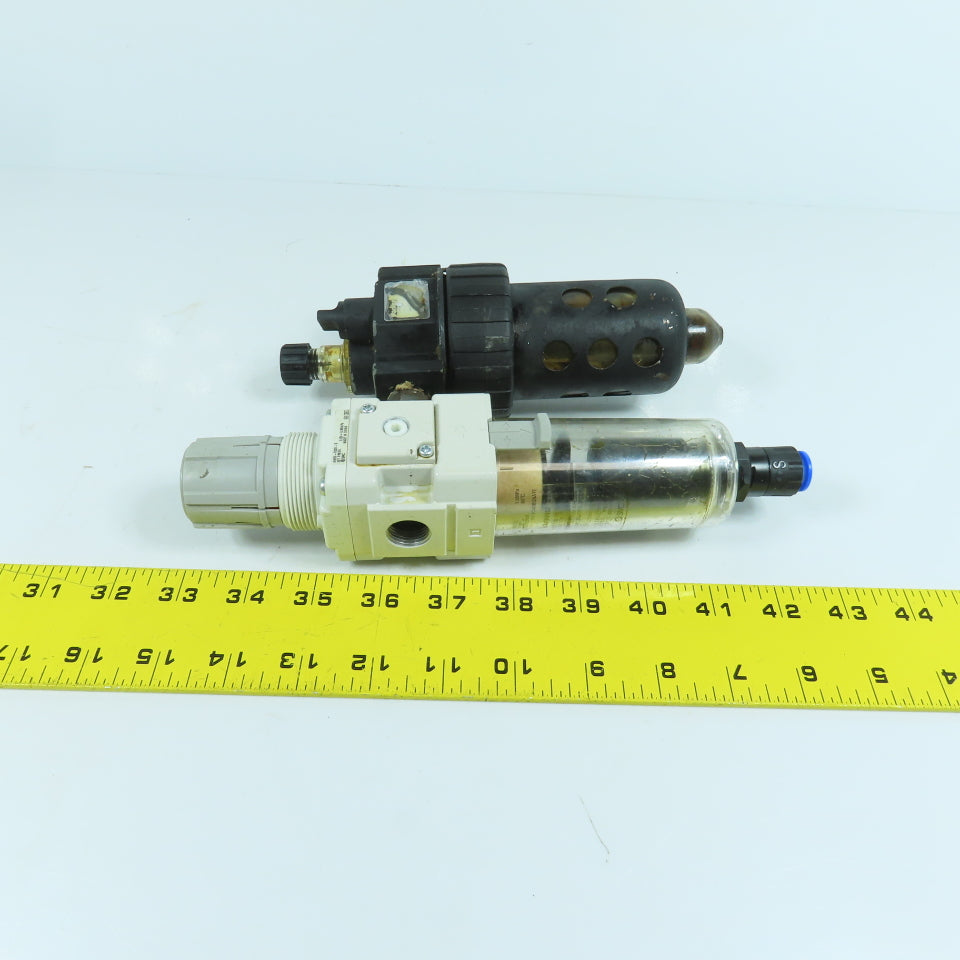 SMC AW30-F03D-B Filter Regulator 0.05-0.85MPa W/ Parker Lubricator