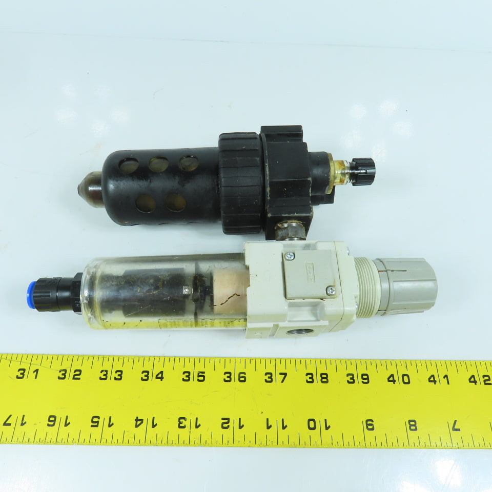 SMC AW30-F03D-B Filter Regulator 0.05-0.85MPa W/ Parker Lubricator