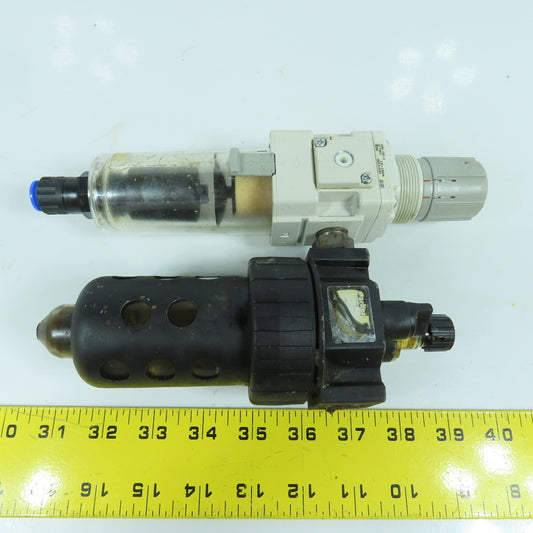 SMC AW30-F03D-B Filter Regulator 0.05-0.85MPa W/ Parker Lubricator