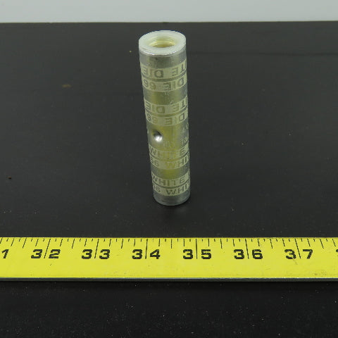 Thomas Betts 2-Way Long Barrel Splice Connector White Die 66 4/0 AWG AL9