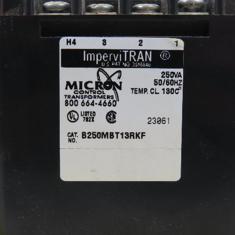 ImperviTran B250MBT13RKF 250VA Control Transformer Pri 208-230/460V Sec 115V