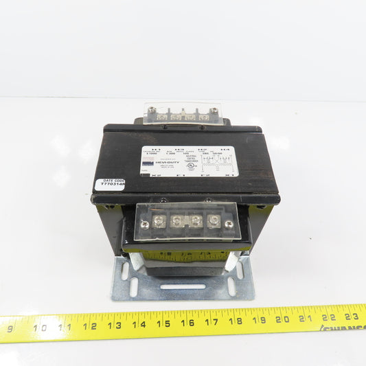 Hevi-Duty E1000 1.0kVA Control Transformer Pri 220/480V Sec 110-115-120V SBE