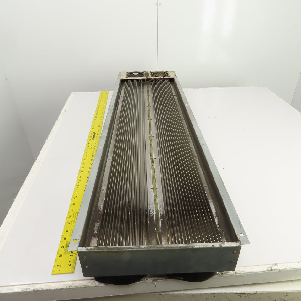 Fan Air Cooled Box Enclosure Heat Exchanger 53" H x 14" W x 5" Deep 120VAC