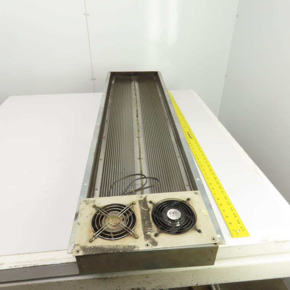 Fan Air Cooled Box Enclosure Heat Exchanger 53" H x 14" W x 5" Deep 120VAC