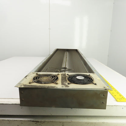 Fan Air Cooled Box Enclosure Heat Exchanger 53" H x 14" W x 5" Deep 120VAC