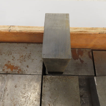 1018 Cold Roll Steel Flat Bar Stock 1-1/2" x 3" x 5" L Lot Of 65 Pieces