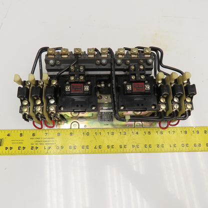 Allen Bradley 715-BOD127 Size 1 Reversing Contactor 600V 10Hp Max 120V Coil