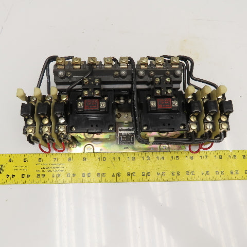 Allen Bradley 715-BOD127 Size 1 Reversing Contactor 600V 10Hp Max 120V Coil