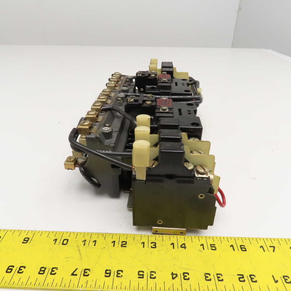 Allen Bradley 715-BOD127 Size 1 Reversing Contactor 600V 10Hp Max 120V Coil