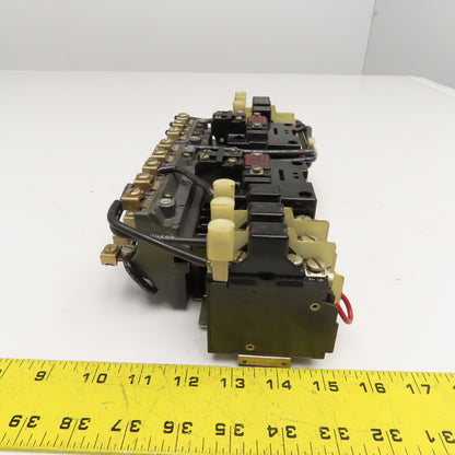 Allen Bradley 715-BOD127 Size 1 Reversing Contactor 600V 10Hp Max 120V Coil