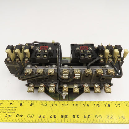 Allen Bradley 715-BOD127 Size 1 Reversing Contactor 600V 10Hp Max 120V Coil