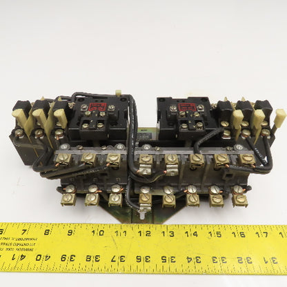 Allen Bradley 715-BOD127 Size 1 Reversing Contactor 600V 10Hp Max 120V Coil