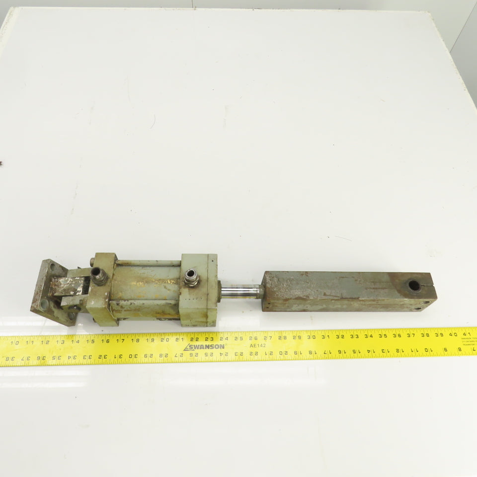 Double Acting Pneumatic Cylinder 3-1/4" Stroke 3" Stroke 1" Rod W/ Extension