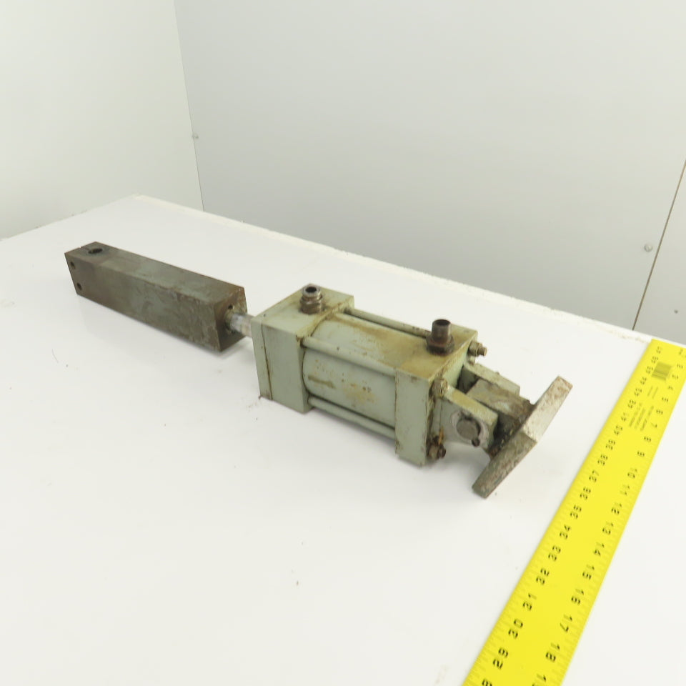 Double Acting Pneumatic Cylinder 3-1/4" Stroke 3" Stroke 1" Rod W/ Extension