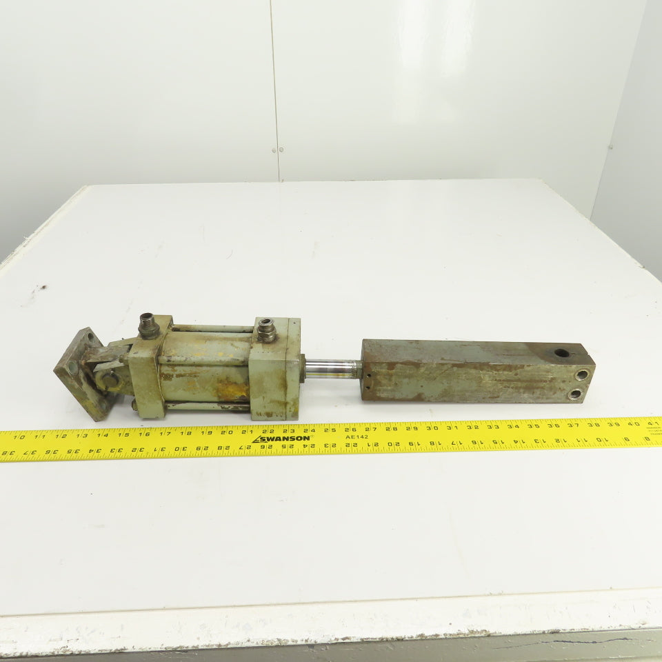 Double Acting Pneumatic Cylinder 3-1/4" Stroke 3" Stroke 1" Rod W/ Extension