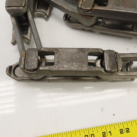 FMC 1591-54-1 1591729-5 Rivetless Drop Forged Conveyor Chain 11' OAL
