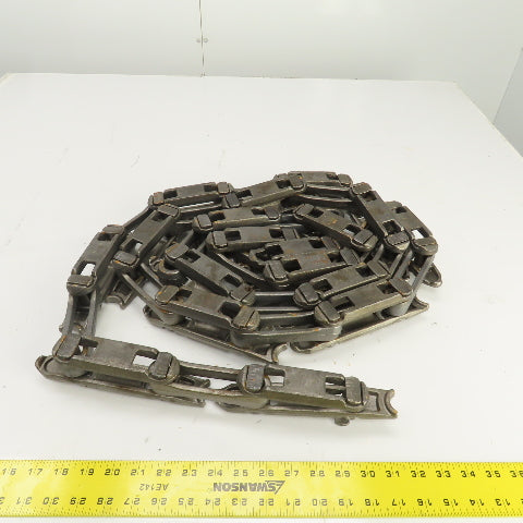 FMC 1591-54-1 1591729-5 Rivetless Drop Forged Conveyor Chain 11' OAL