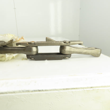 FMC 1591-54-1 X-458 Rivetless Drop Forged Conveyor Chain 11' OAL 4" Pitch