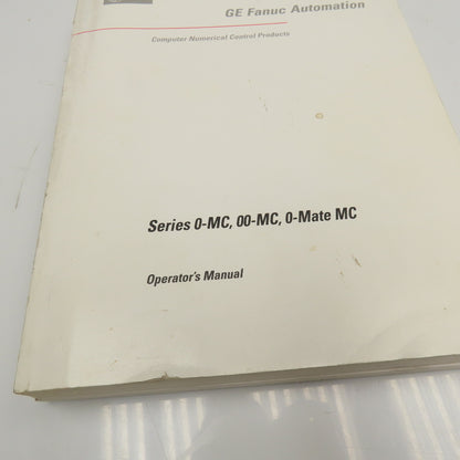 GE Fanuc CNC Computer Numerical Control Operation Programming Manuals Lot Of 7