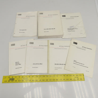 GE Fanuc CNC Computer Numerical Control Operation Programming Manuals Lot Of 7
