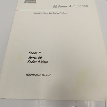 GE Fanuc CNC Computer Numerical Control Operation Programming Manuals Lot Of 7