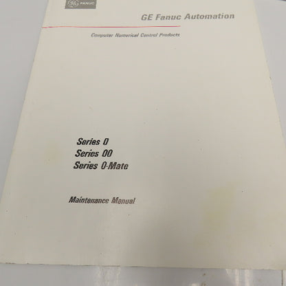 GE Fanuc CNC Computer Numerical Control Operation Programming Manuals Lot Of 7