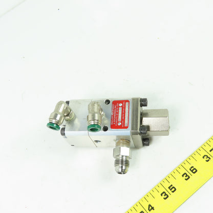 Sealant 2200-245-147-AA Pneumatic Air Actuated Single Ball Valve 4000PSI 1/2"NPT