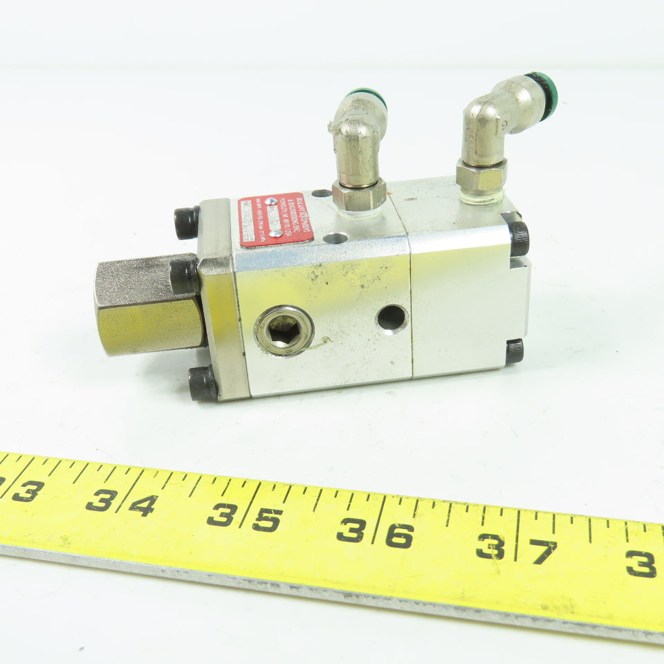 Sealant 2200-245-147-AA Pneumatic Air Actuated Single Ball Valve 4000PSI 1/2"NPT