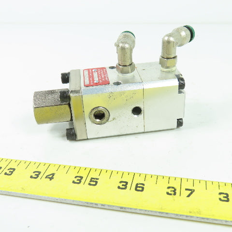 Sealant 2200-245-147-AA Pneumatic Air Actuated Single Ball Valve 4000PSI 1/2"NPT