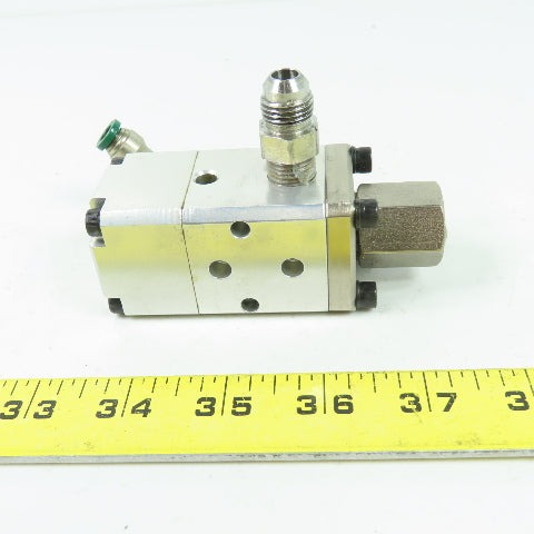 Sealant 2200-245-147-AA Pneumatic Air Actuated Single Ball Valve 4000PSI 1/2"NPT