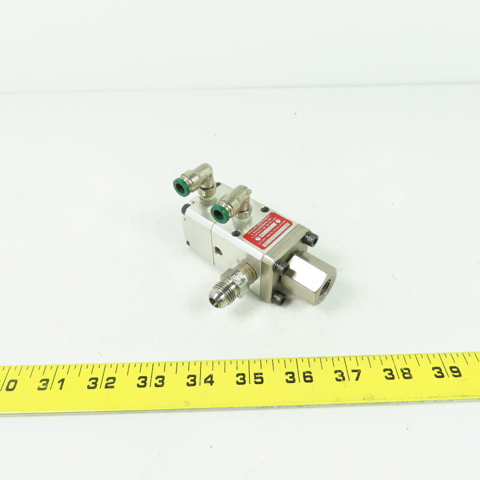 Sealant 2200-245-147-AA Pneumatic Air Actuated Single Ball Valve 4000PSI 1/2"NPT