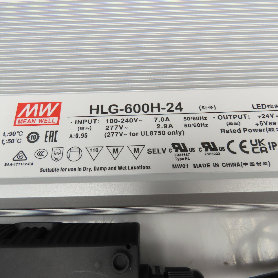 Mean Well HLG-600H-24 TiMotion TID1 100-240V 24VDC Power Supply Control Box