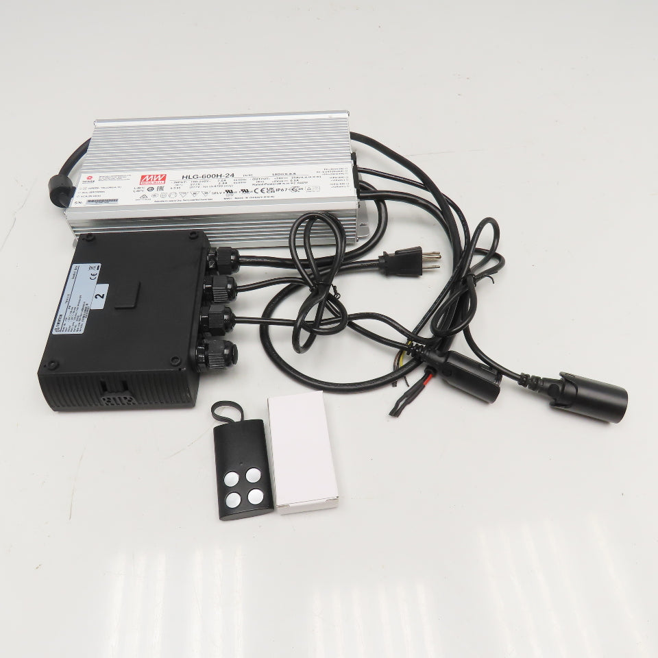 Mean Well HLG-600H-24 TiMotion TID1 100-240V 24VDC Power Supply Control Box
