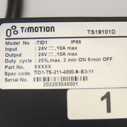 Mean Well HLG-600H-24 TiMotion TID1 100-240V 24VDC Power Supply Control Box
