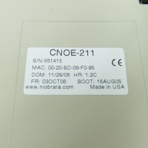 Niobrara CNOE-211 NR&D Ethernet Option Module Card HR: 1.2C