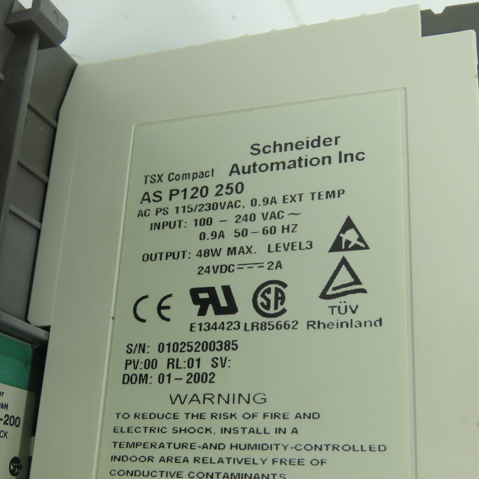 Schneider PLC Module Rack (3) DAP-216N/AS-BDAP-216N (3)DEP-216/AS-BDEP-216