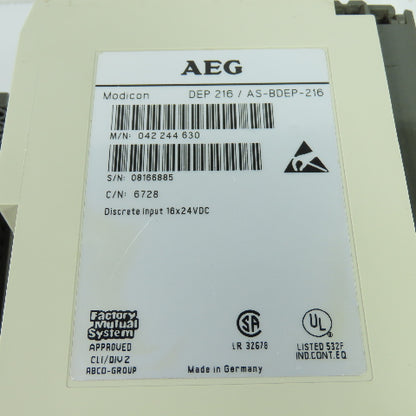 Schneider PLC Module Rack (3) DAP-216N/AS-BDAP-216N (3)DEP-216/AS-BDEP-216