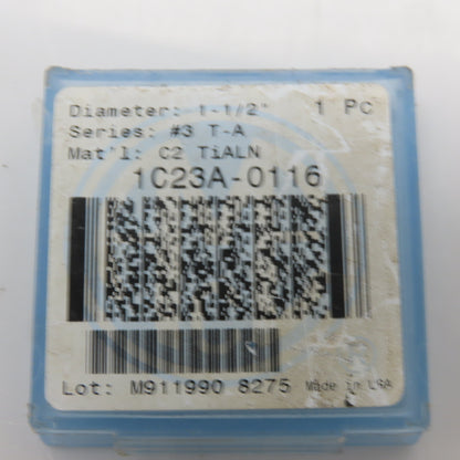 AME 1C23A-0116 1-1/2" Diam. x 1/4" Thick 132-? Spade Drill Insert Ser 3 T-A