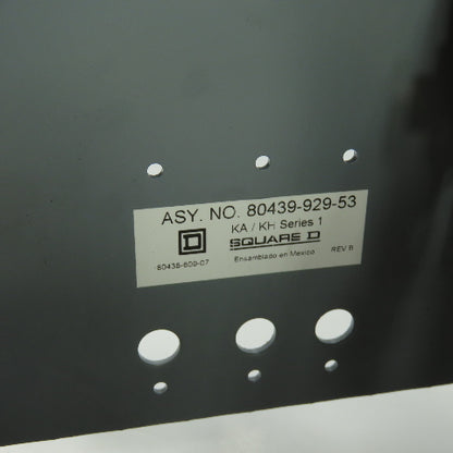 Square D 80439-929-53 MCC Bucket Operator W/KHL36000MV 3-Pole Breaker 250A 600V