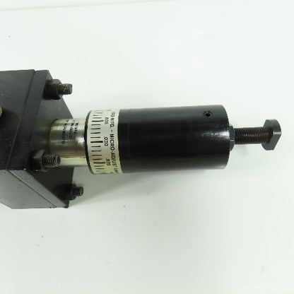 Hydraulic Tandem Cylinder 1-3/8" Bore 2" Stroke W/Micro Adjust