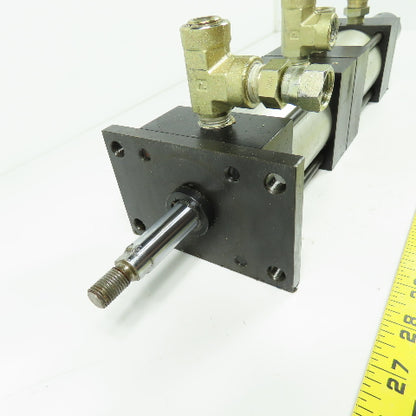 Hydraulic Tandem Cylinder 1-3/8" Bore 2" Stroke W/Micro Adjust