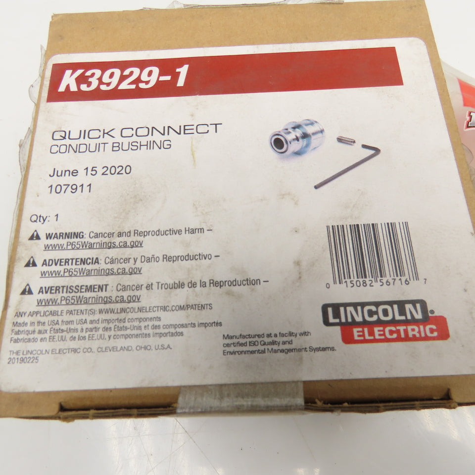Lincoln Electric K3929-1 Quick Connect Conduit Bushing