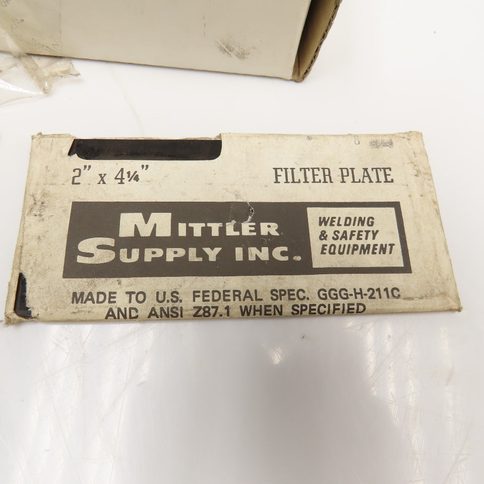 Mittler Supply 2" x 4-1/4" Shade 8 Filter Plate Welding Lens Lot Of 48