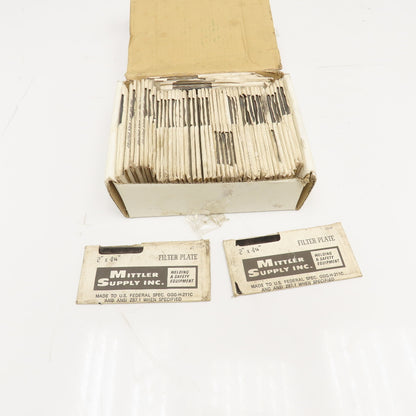 Mittler Supply 2" x 4-1/4" Shade 8 Filter Plate Welding Lens Lot Of 48
