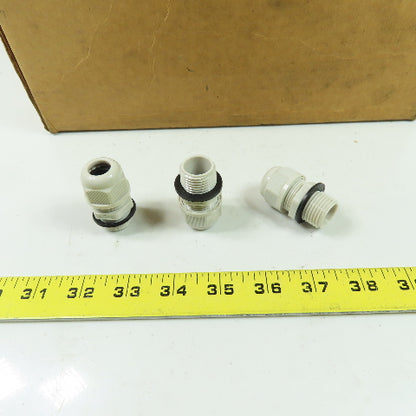 Bona 1/2" NPT Strain Relief Cord Grip Cable Gland W/Nut And Gasket Lot Of 75
