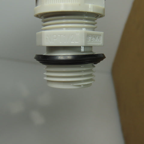 Bona 1/2" NPT Strain Relief Cord Grip Cable Gland W/Nut And Gasket Lot Of 75